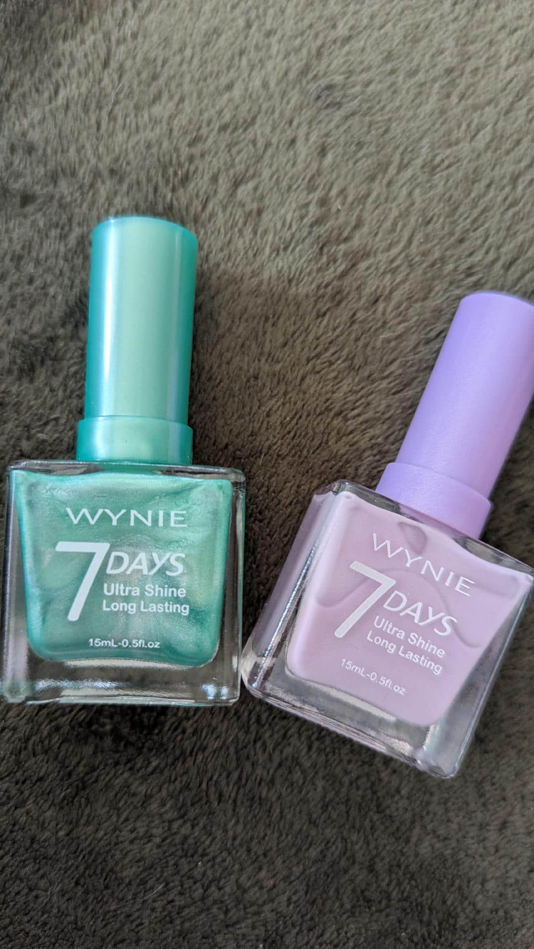 Lot de vernis à ongles Wynie 7 days maman sans notice