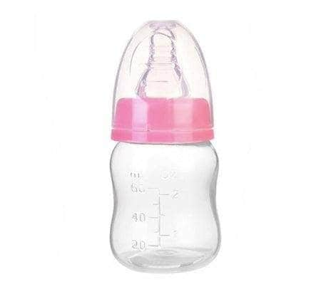 Mini biberon rose à eau ou jus 60 ml maman sans notice