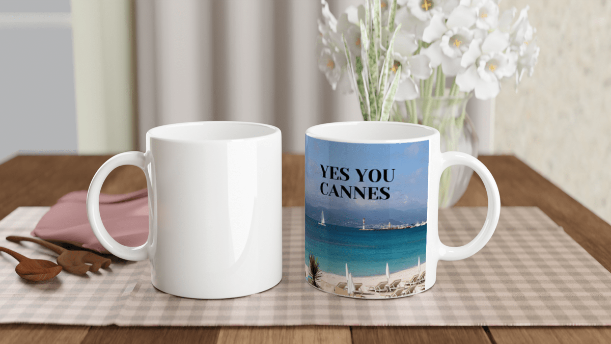 Mug Cannes Yes you Cannes maman sans notice