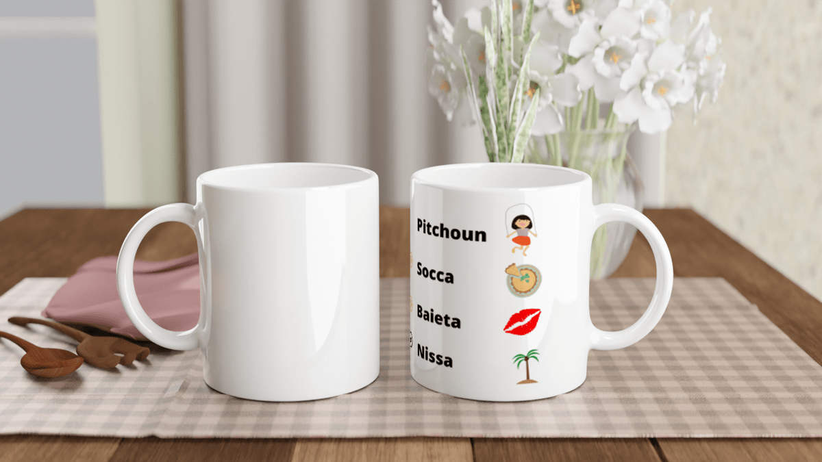 Mug de Nice - LOU PITCHOUN SOCCA BAIETA maman sans notice