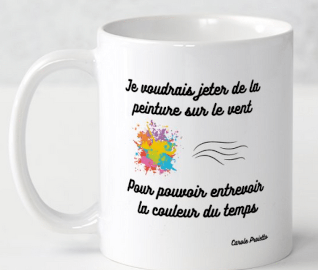 Mug La peinture sur le vent maman sans notice