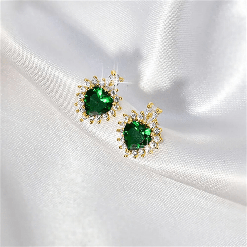 Parure Collier coeur de l'Océan et boucles d'oreilles mamansansnotice