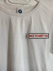 Patch thermocollant NICE TO MEET YOU maman sans notice