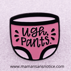 Pin's culotte féminist maman sans notice