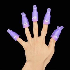 Pinces en plastique pour dissolvant de vernis à ongles Gel UV maman sans notice