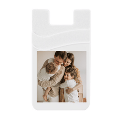 Porte-cartes de téléphone en silicone, étui portefeuille à personnaliser maman sans notice