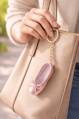 Porte clé ballerine de danse rose clair maman sans notice