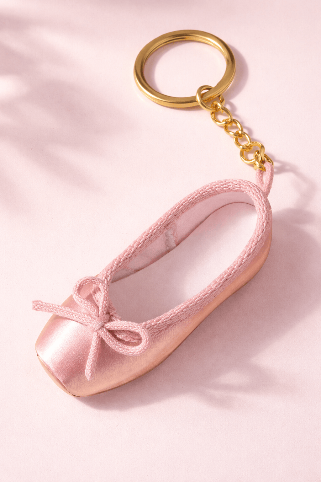 Porte clé ballerine de danse rose clair maman sans notice