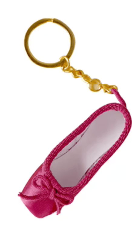 Porte clé ballerine de danse rose foncé maman sans notice