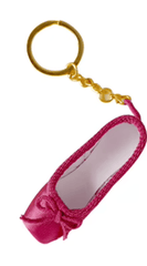 Porte clé ballerine de danse rose foncé maman sans notice