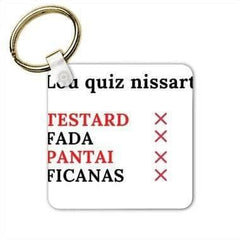 Porte-clés de Nice - LOU QUIZ NISSART maman sans notice