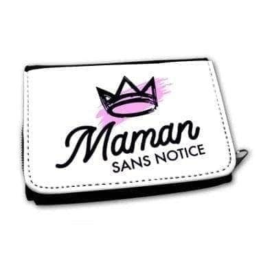 Portefeuille  rose foncé maman sans notice mamansansnotice