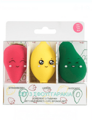 Set de 3 beauty blender fruits maman sans notice