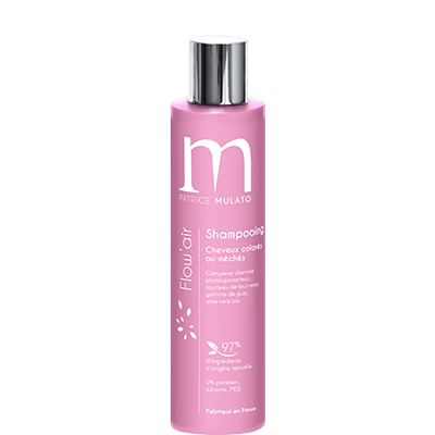 SHAMPOING PROTECTEUR CHEVEUX COLORES OU MECHES FLOW AIR MUTALO 200 ML maman sans notice