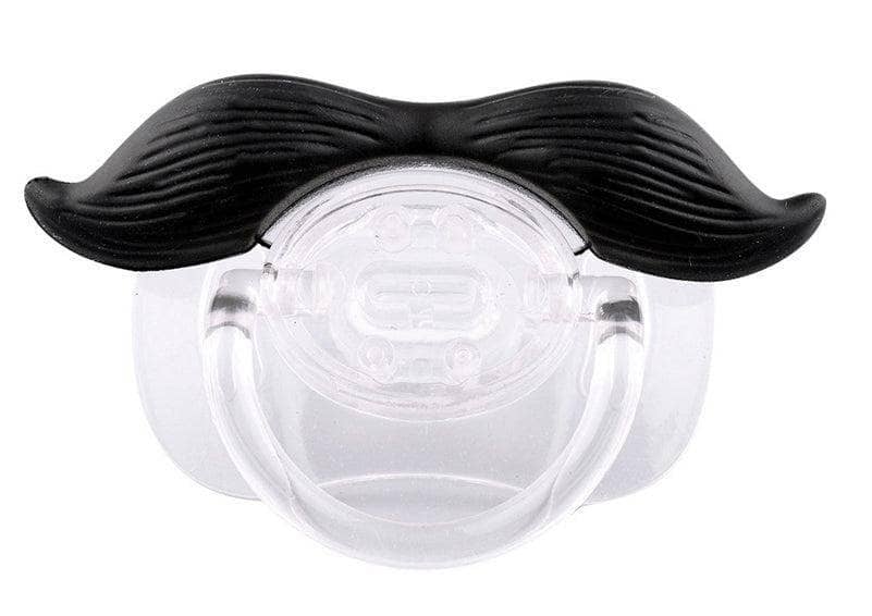 Sucette Moustache rigolote pour bébé maman sans notice