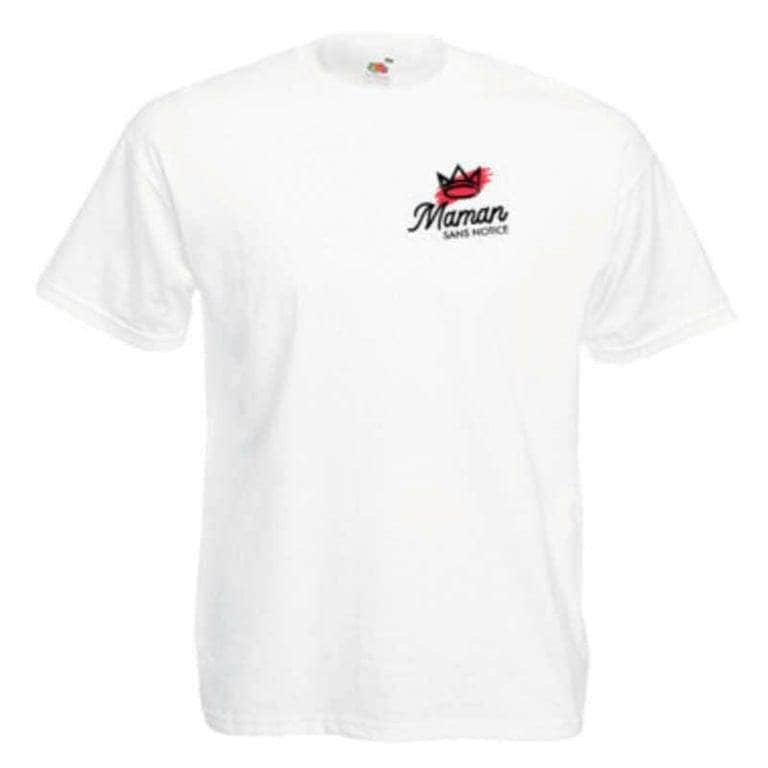 t-shirt fond rouge maman sans notice mamansansnotice