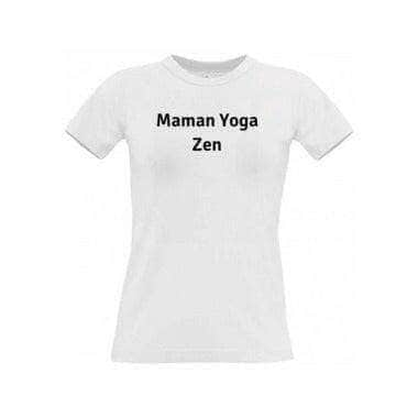 Tee Shirt Maman Yoga Zen mamansansnotice