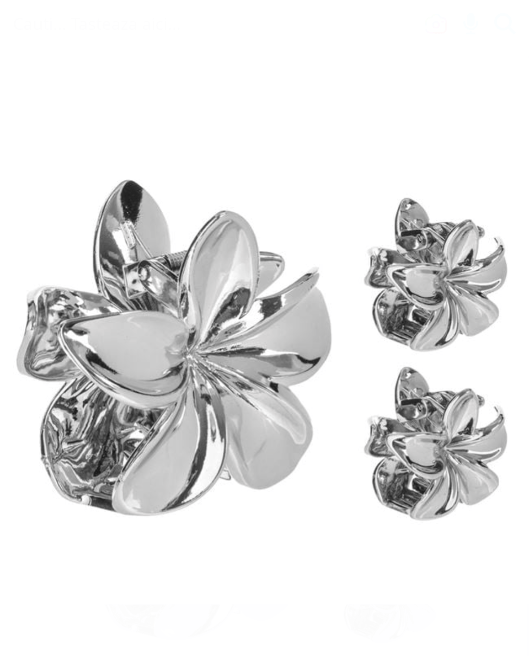 Trois pinces à cheveux Fleurs de Tahiti maman sans notice